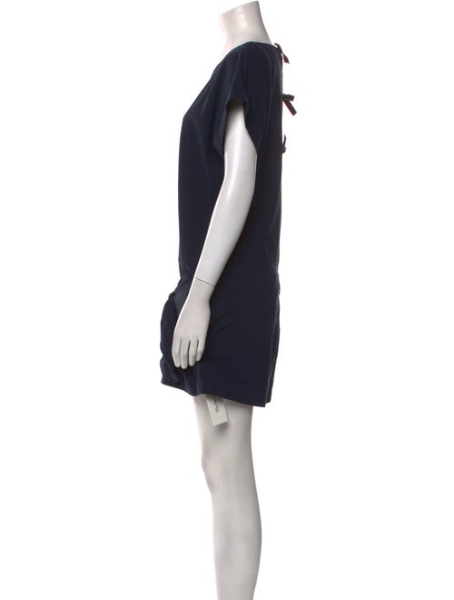 Tibi Scoop Neck Romper