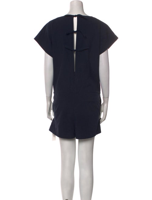 Tibi Scoop Neck Romper