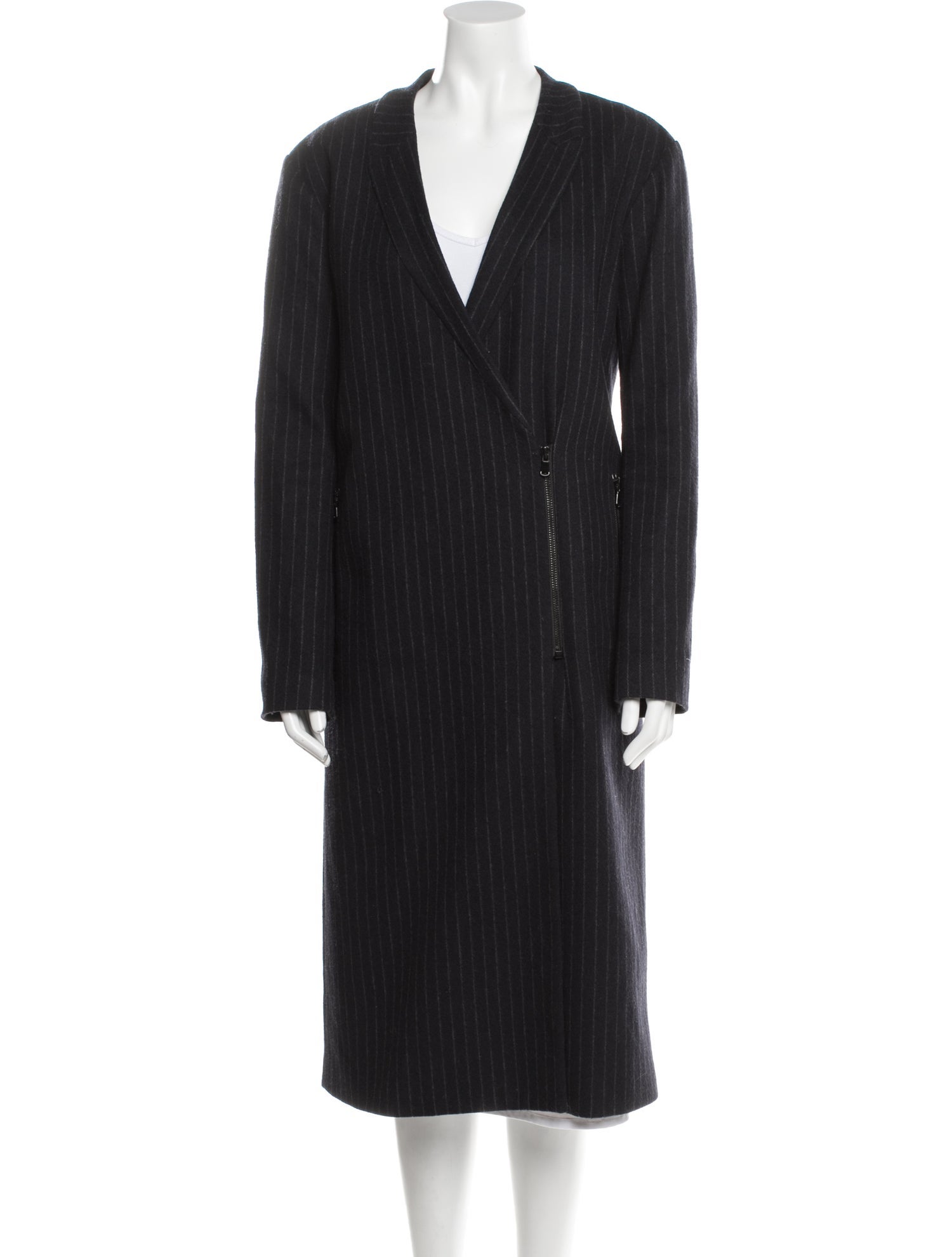 Tibi Wool Striped Coat