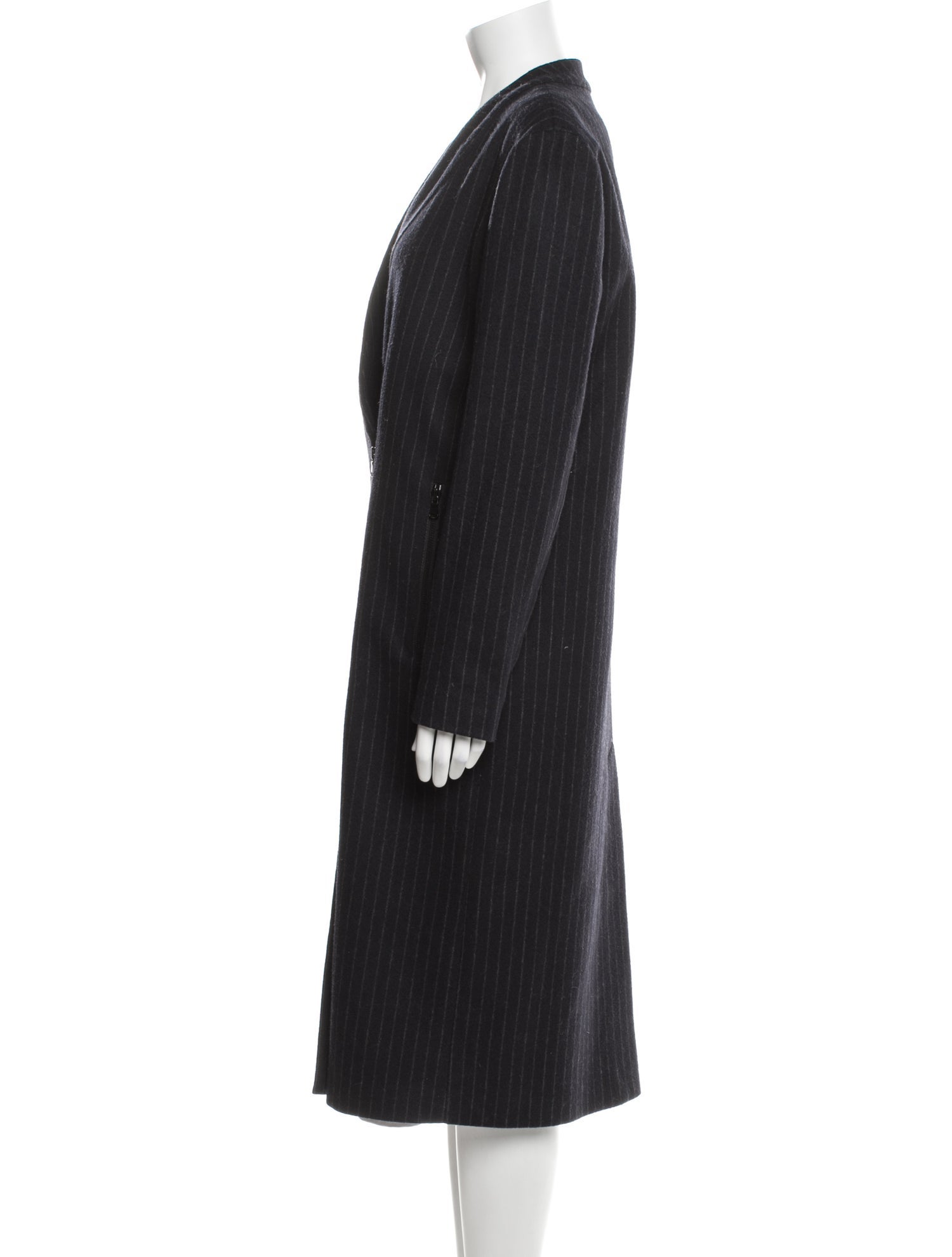 Tibi Wool Striped Coat