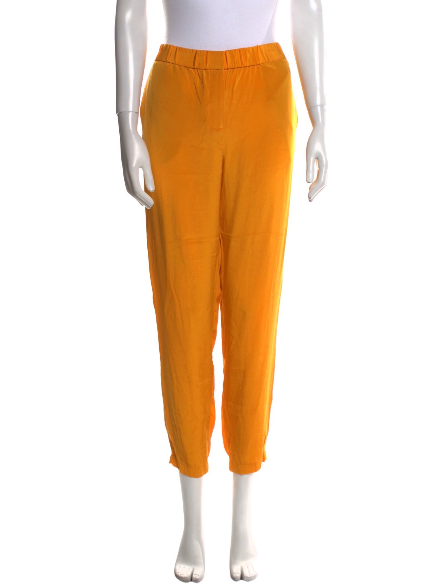 Tibi Leather Skinny Leg Pants