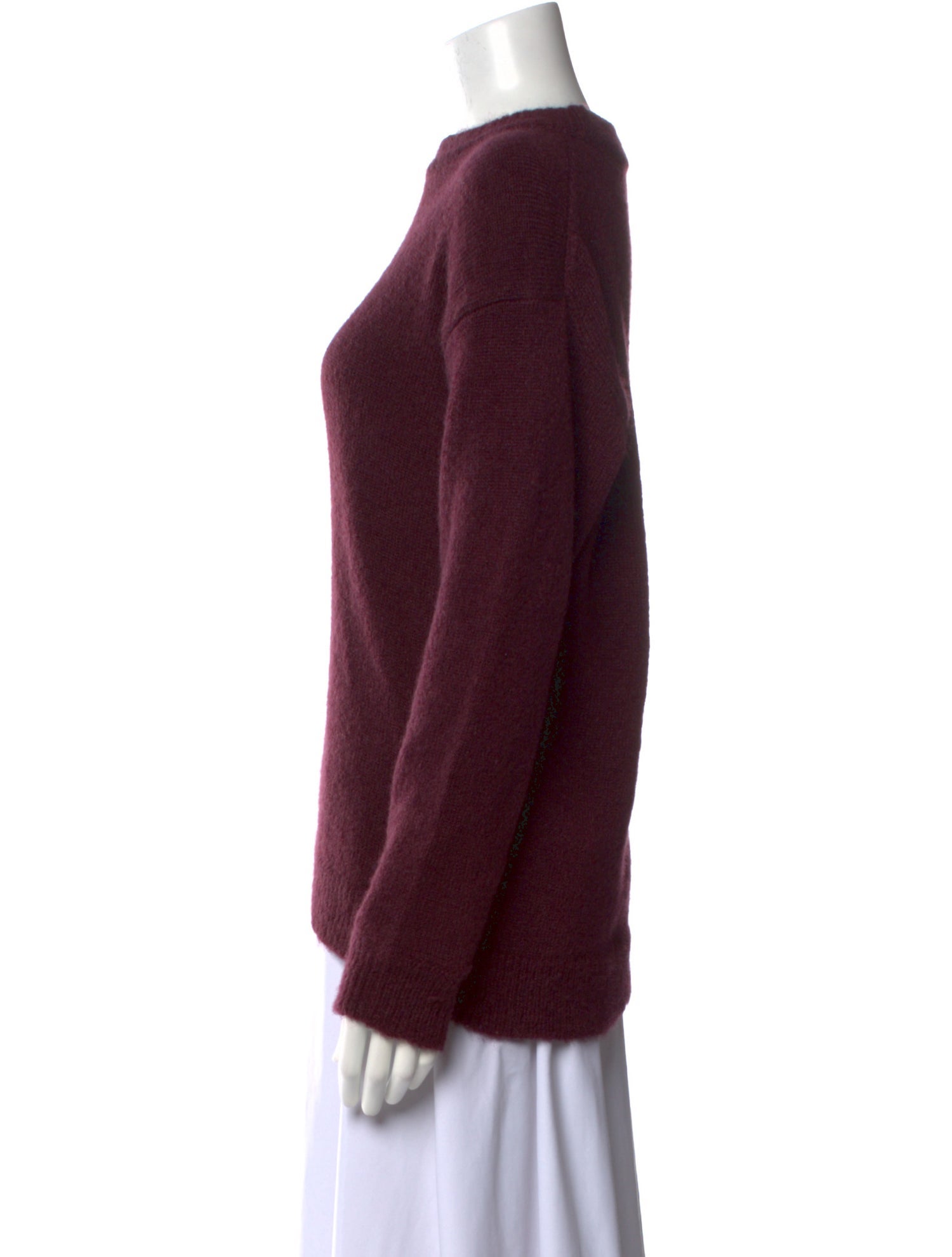 Tibi Mohair Crew Neck Sweater