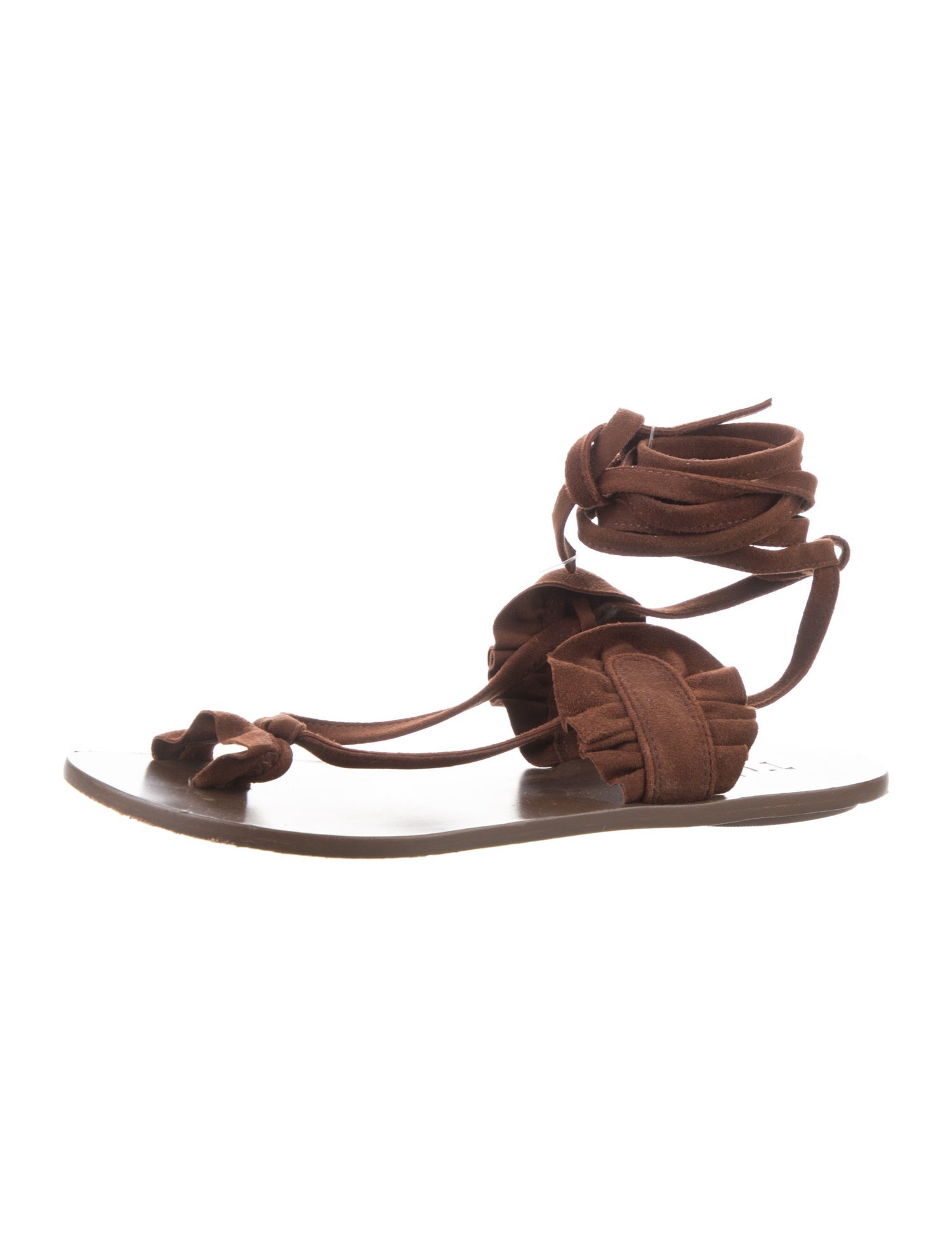 Tibi Suede Gladiator Sandals
