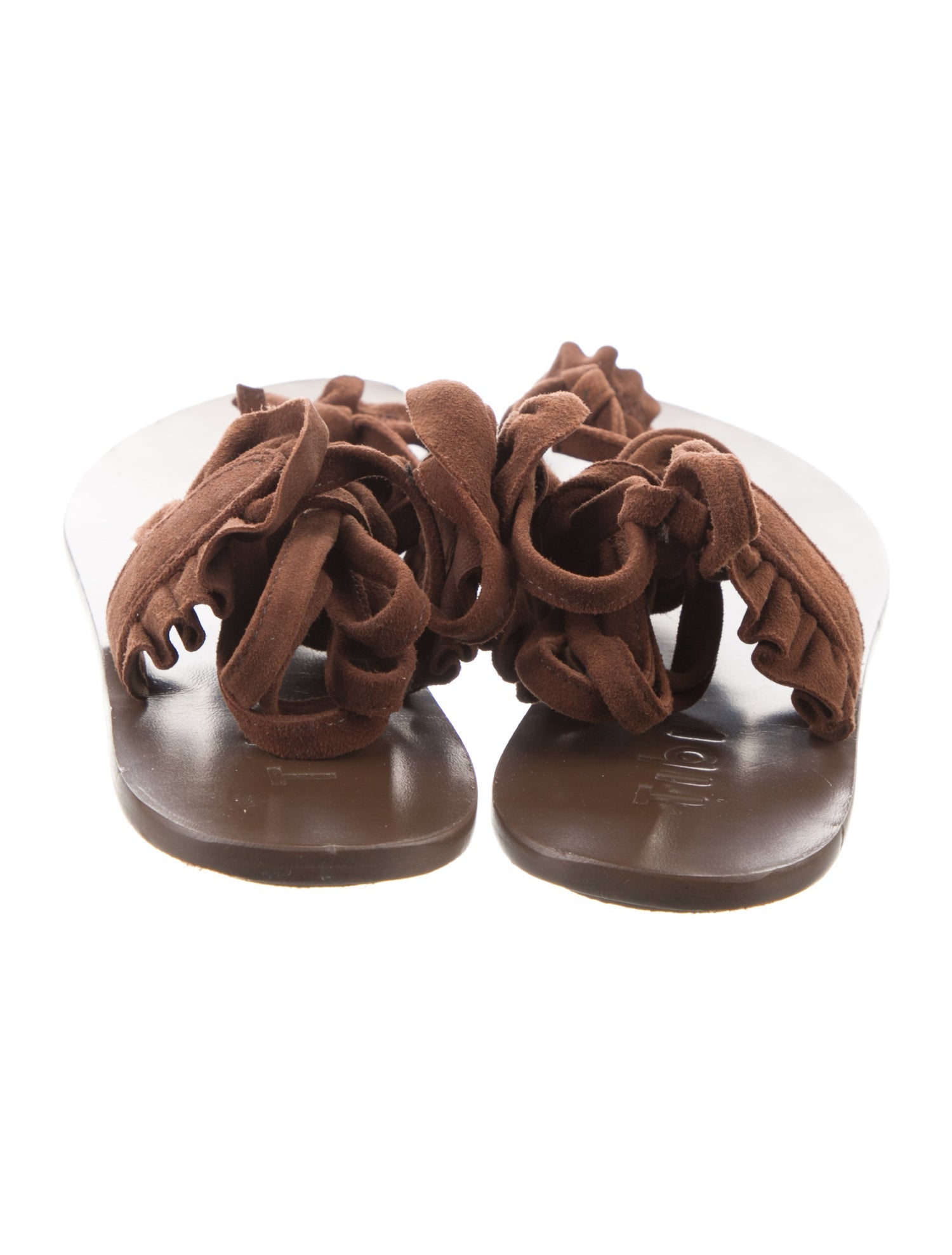 Tibi Suede Gladiator Sandals