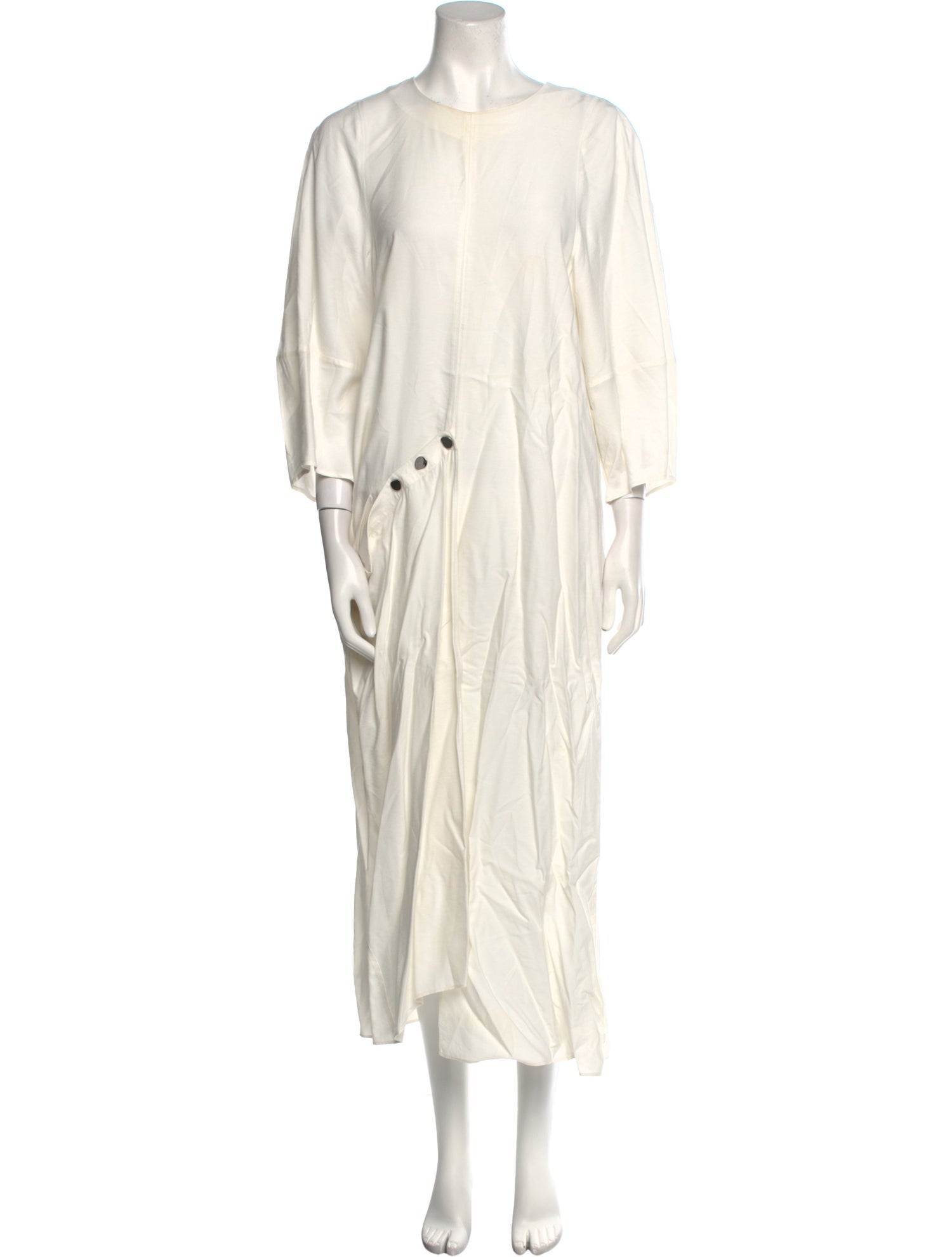 Tibi Crew Neck Long Dress