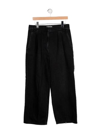 Tibi High-Rise Wide Leg Jeans