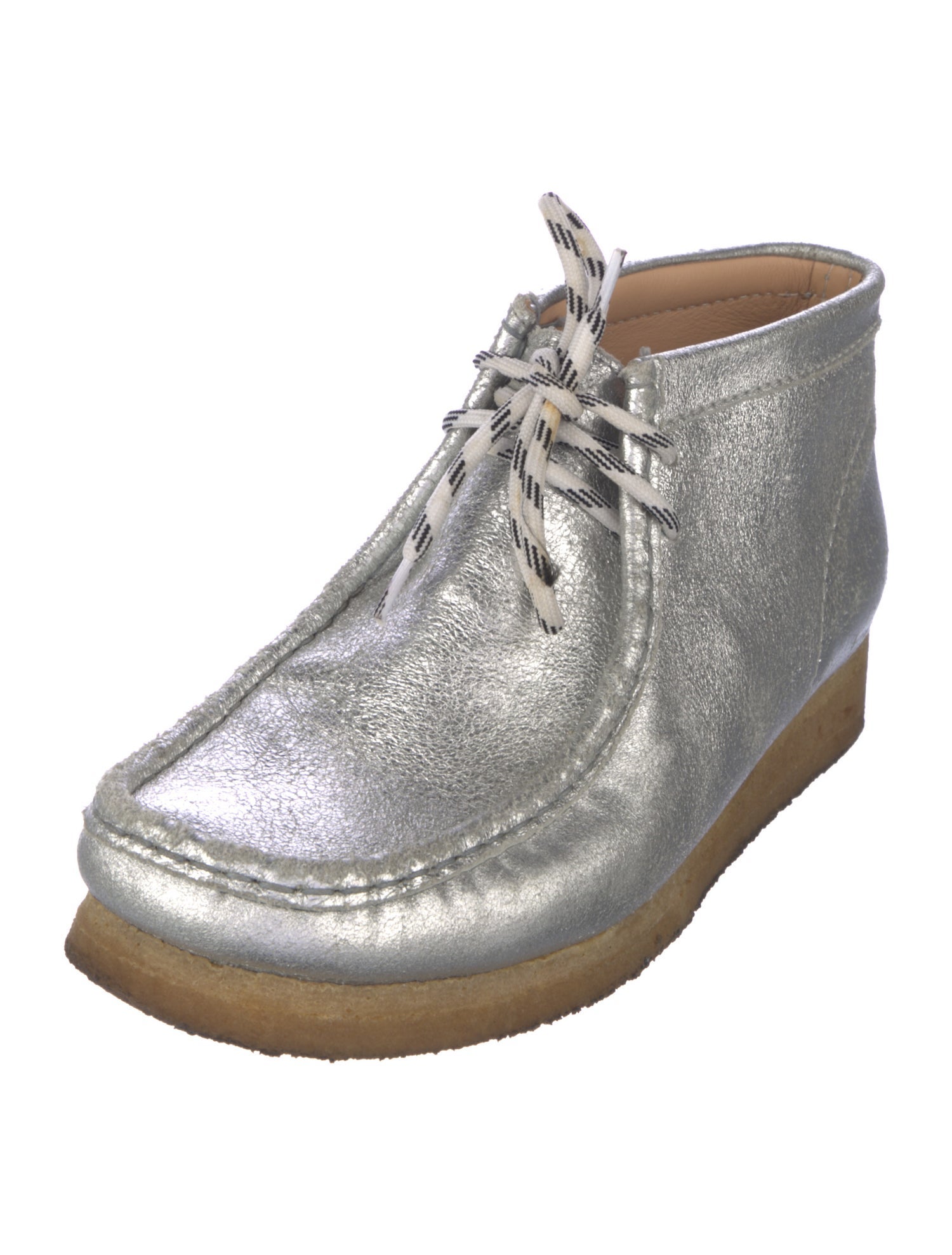 Tibi Leather Wedge Sneakers