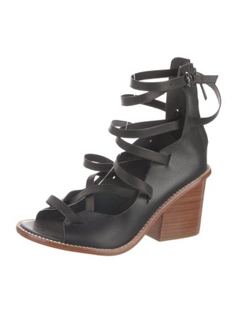 Tibi Leather Gladiator Sandals