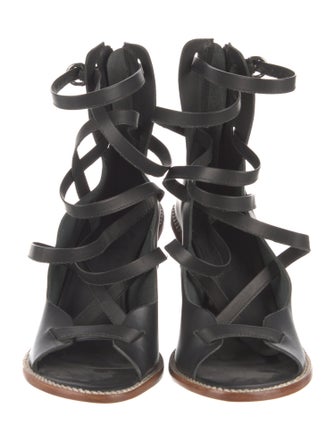Tibi Leather Gladiator Sandals