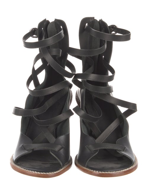 Tibi Leather Gladiator Sandals