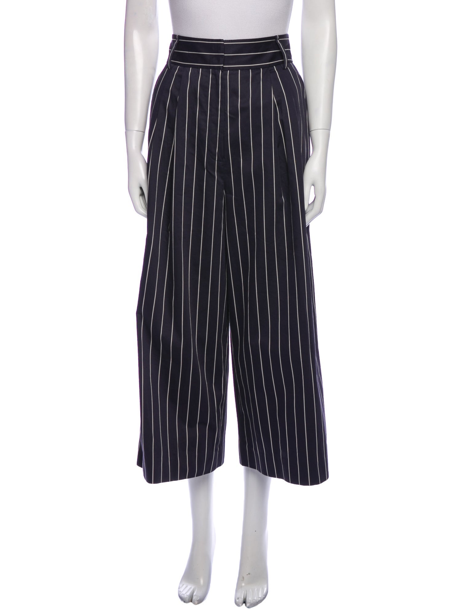 Tibi Striped Wide Leg Pants