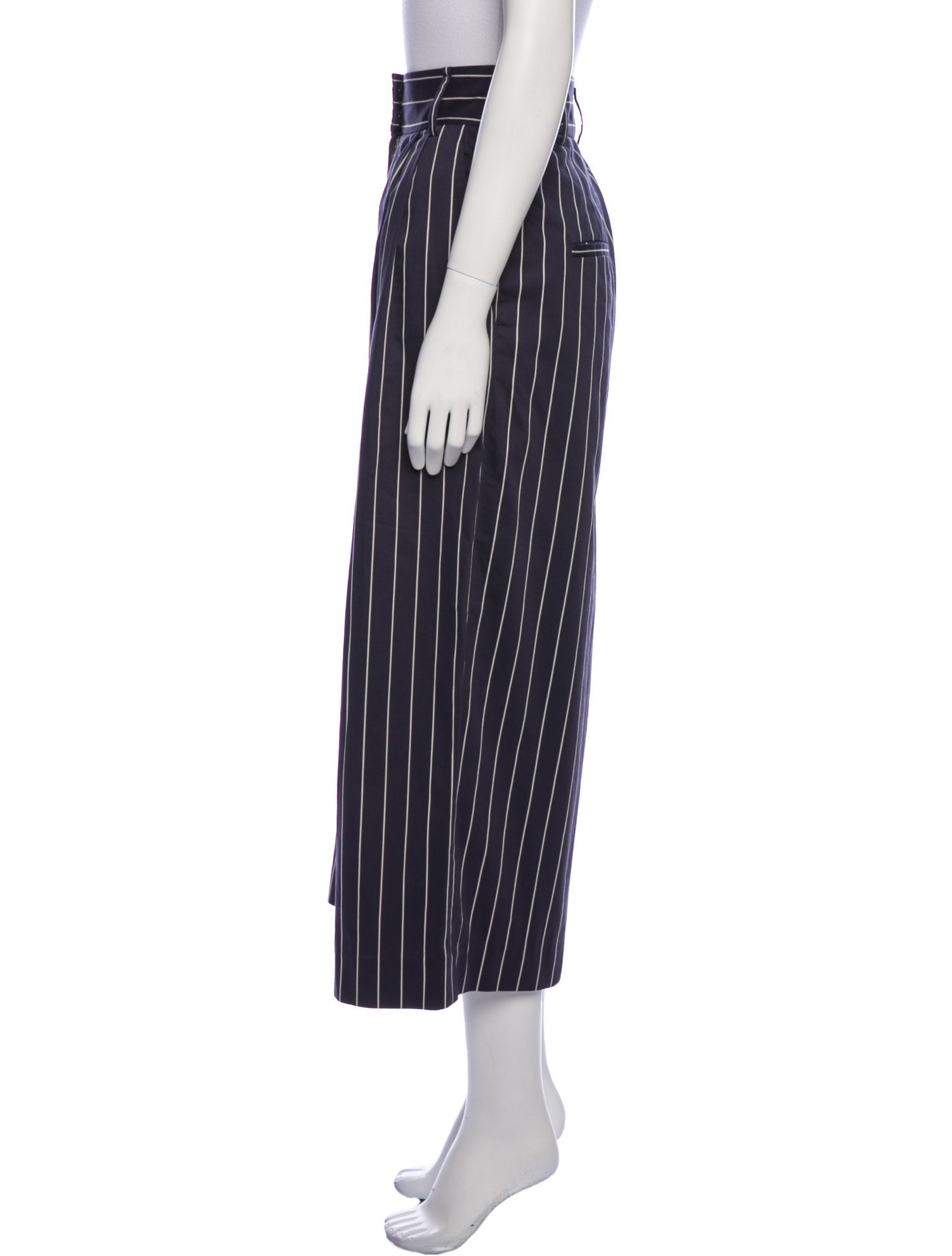 Tibi Striped Wide Leg Pants