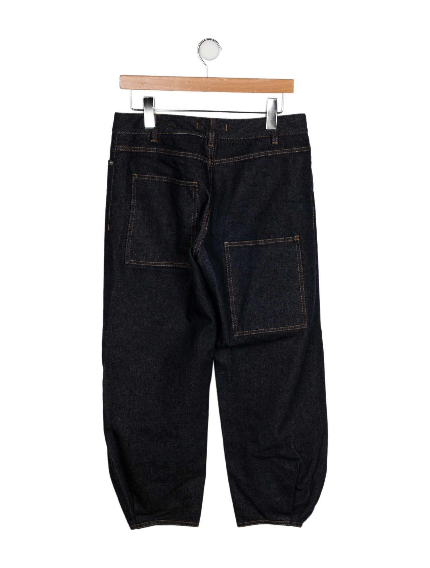 Tibi Mid-Rise Straight Leg Jeans