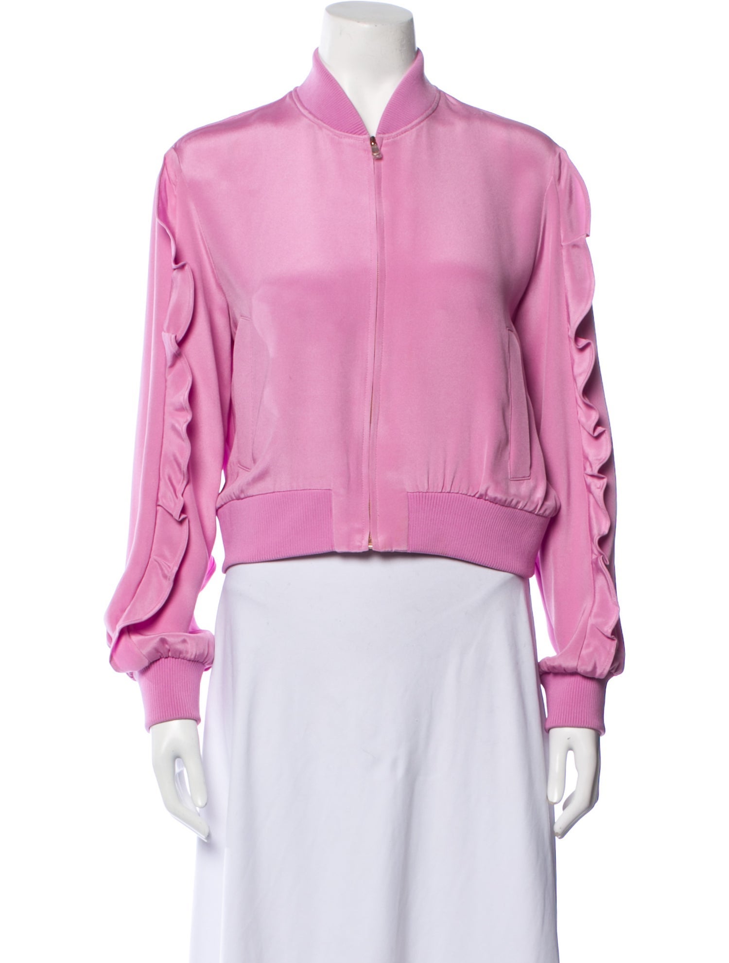 Tibi Silk Bomber Jacket