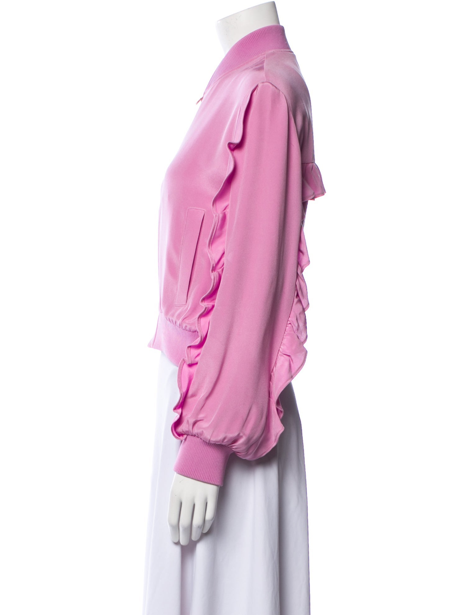 Tibi Silk Bomber Jacket