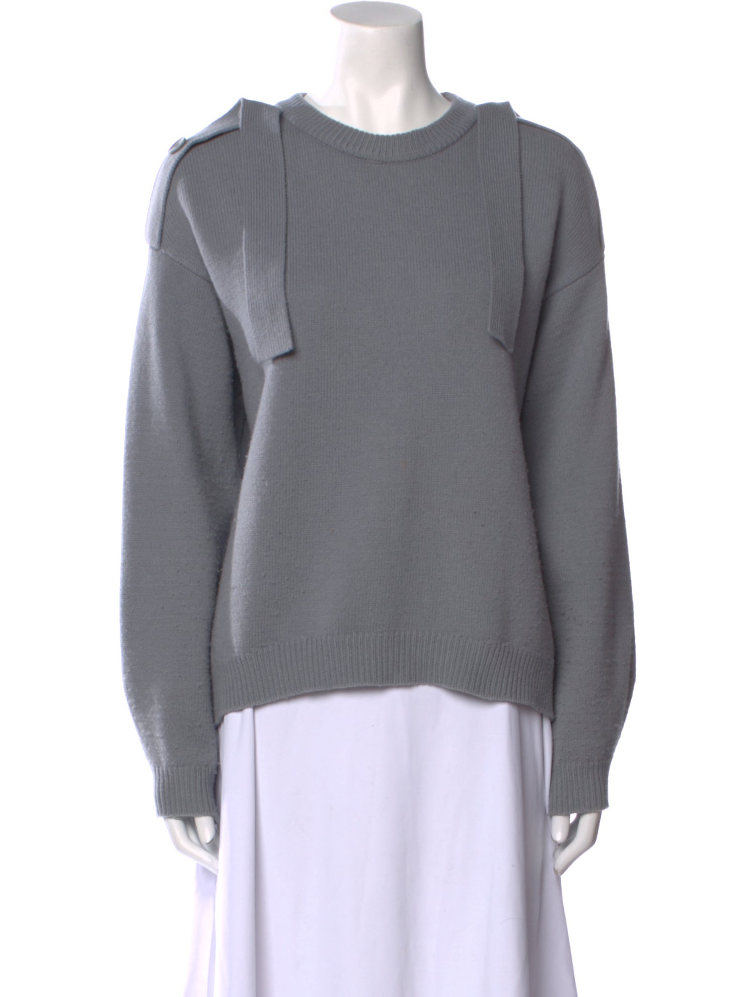 Tibi Wool Crew Neck Sweater