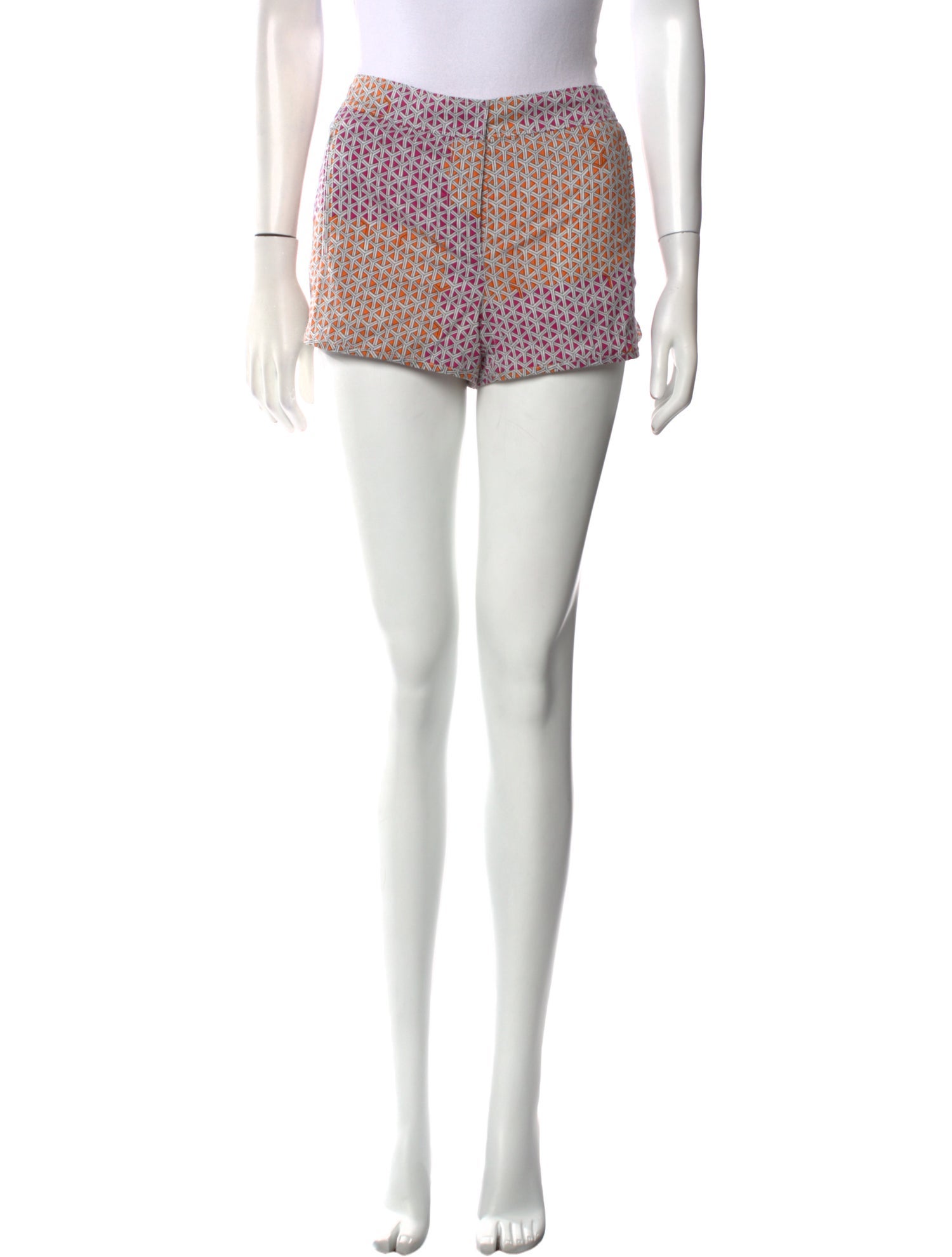 Tibi Printed Mini Shorts