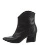 Tibi Leather Western Boots