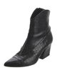Tibi Leather Western Boots