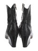 Tibi Leather Western Boots