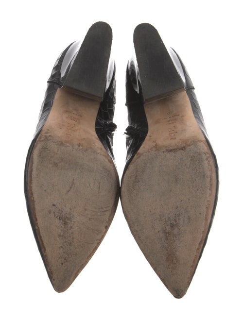 Tibi Leather Western Boots