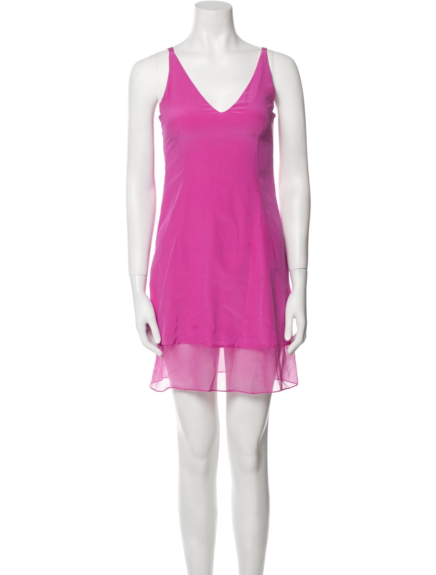 Tibi V-Neck Mini Dress
