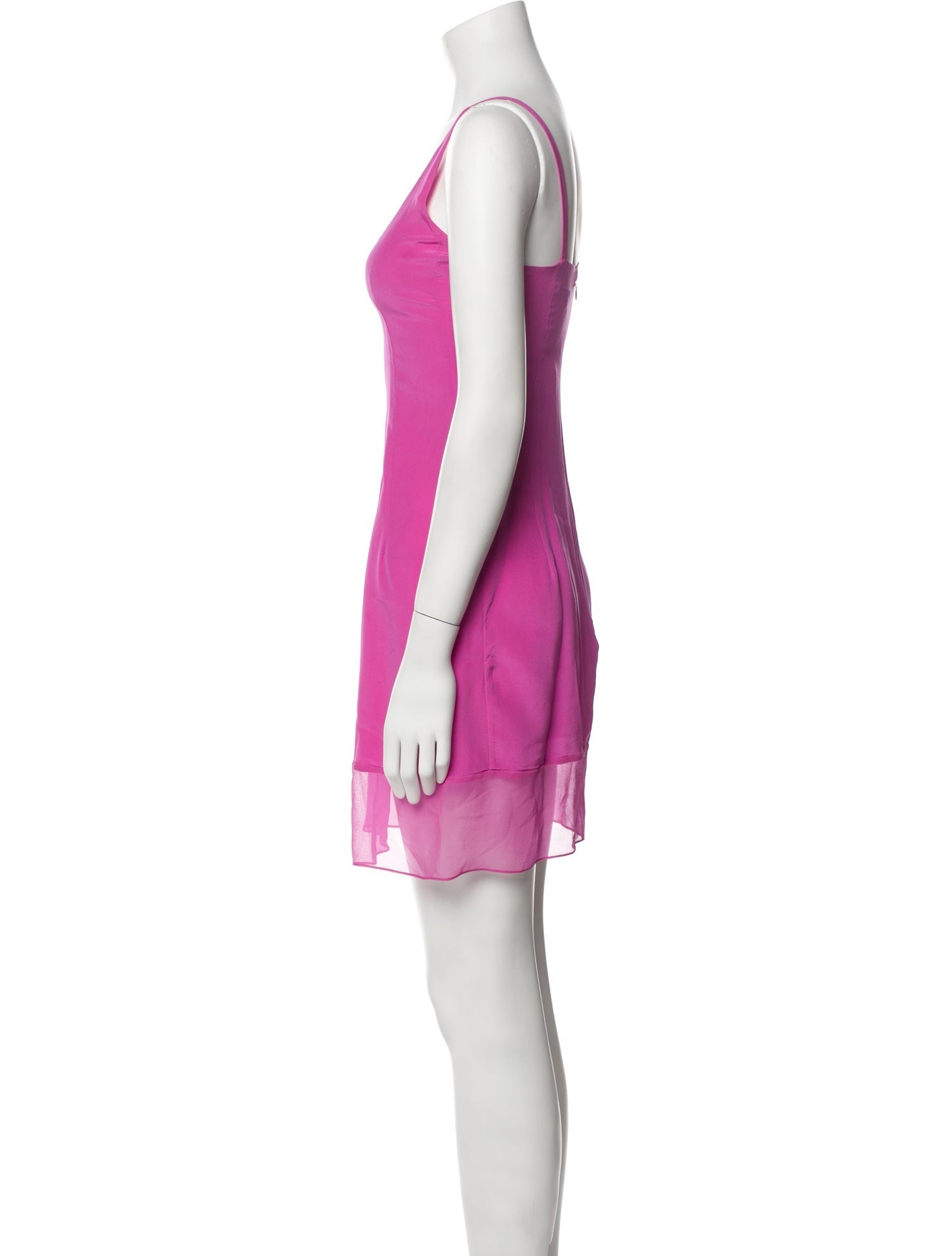 Tibi V-Neck Mini Dress
