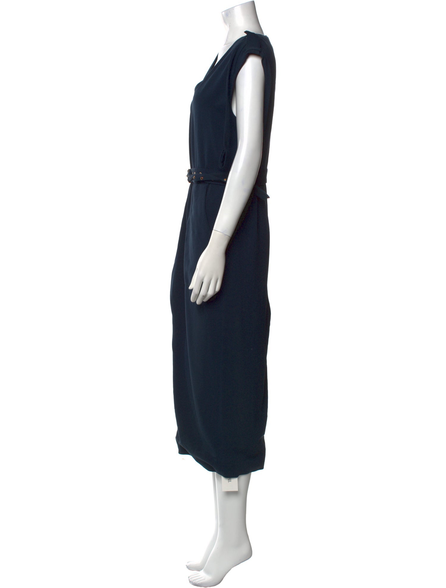 Tibi V-Neck Long Dress