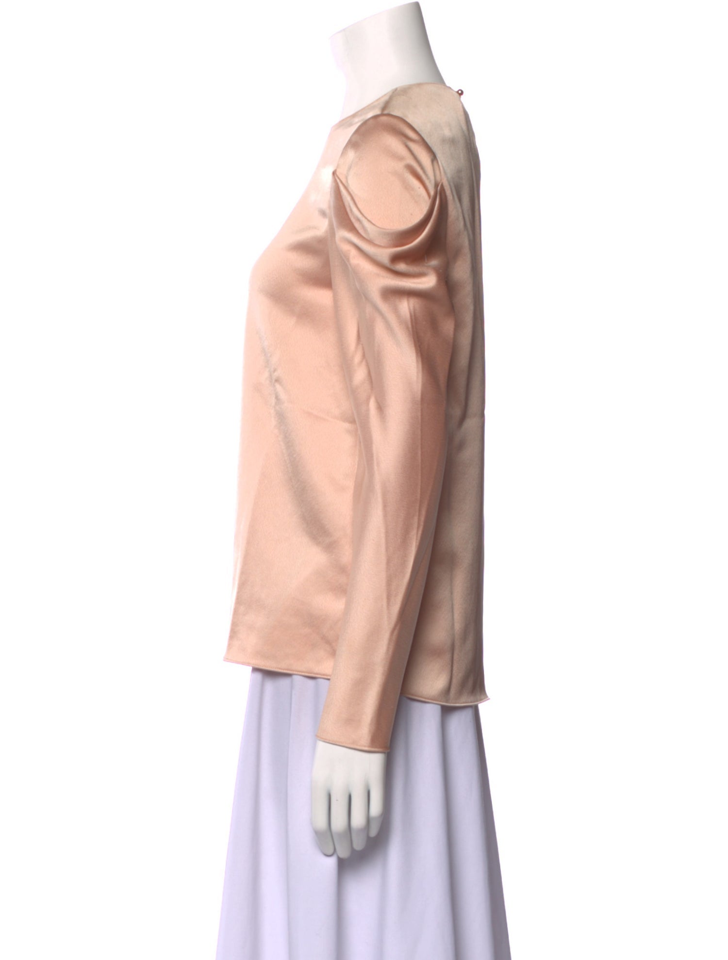 Tibi Crew Neck Long Sleeve Sweatshirt