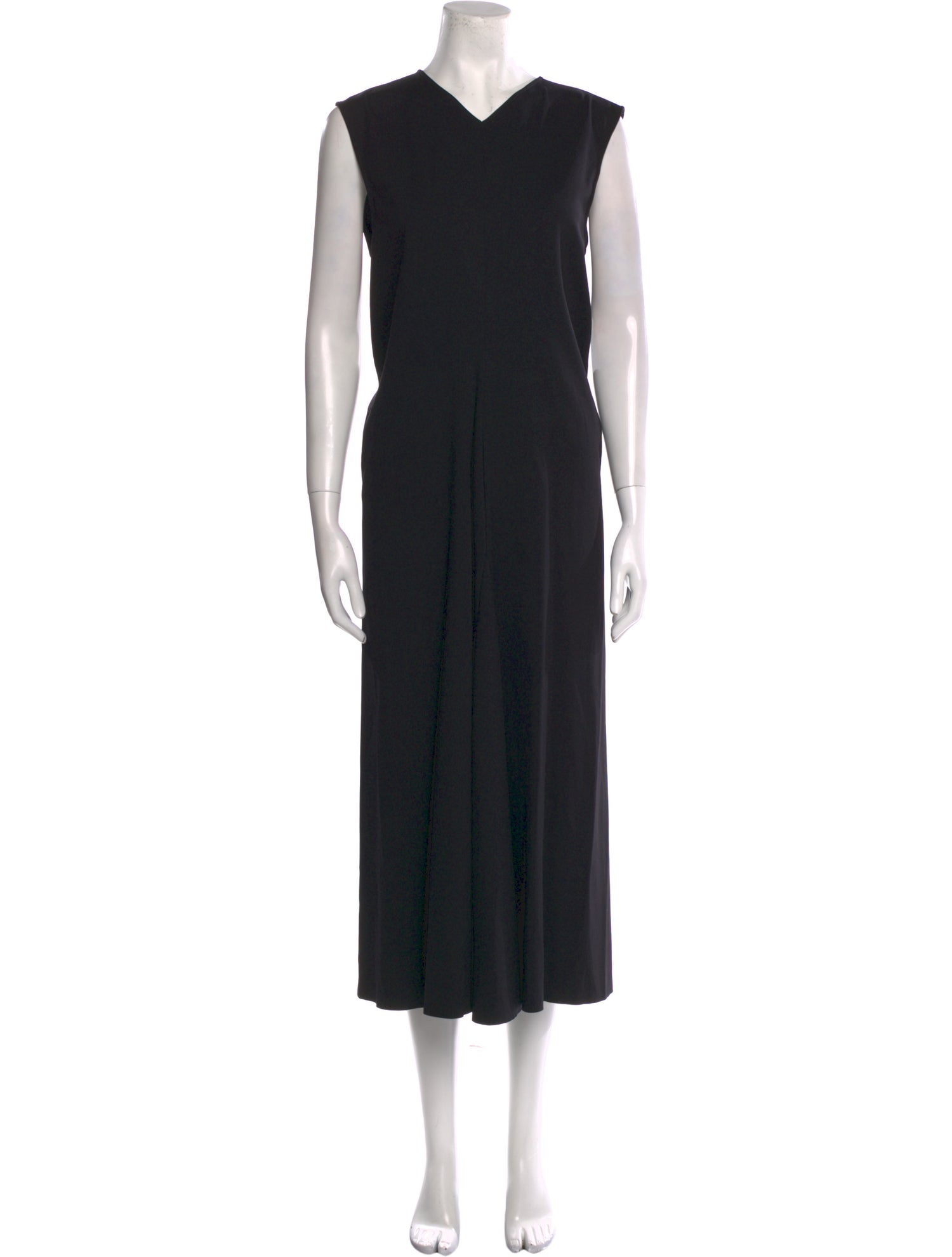 Tibi V-Neck Long Dress