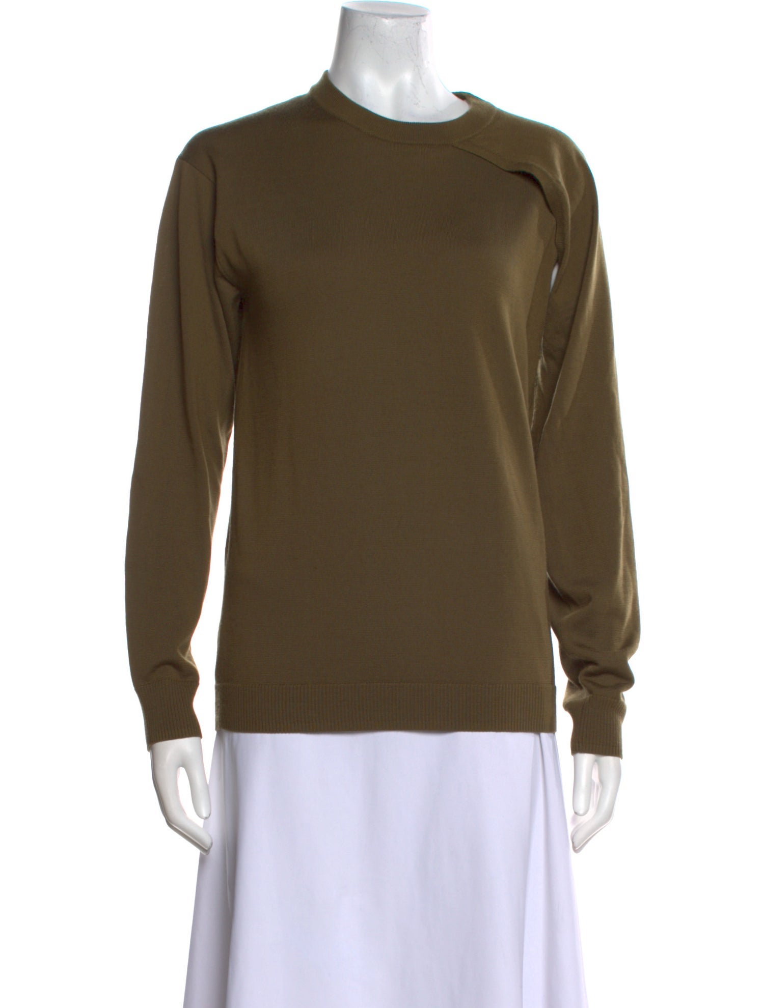 Tibi Wool Crew Neck Sweater