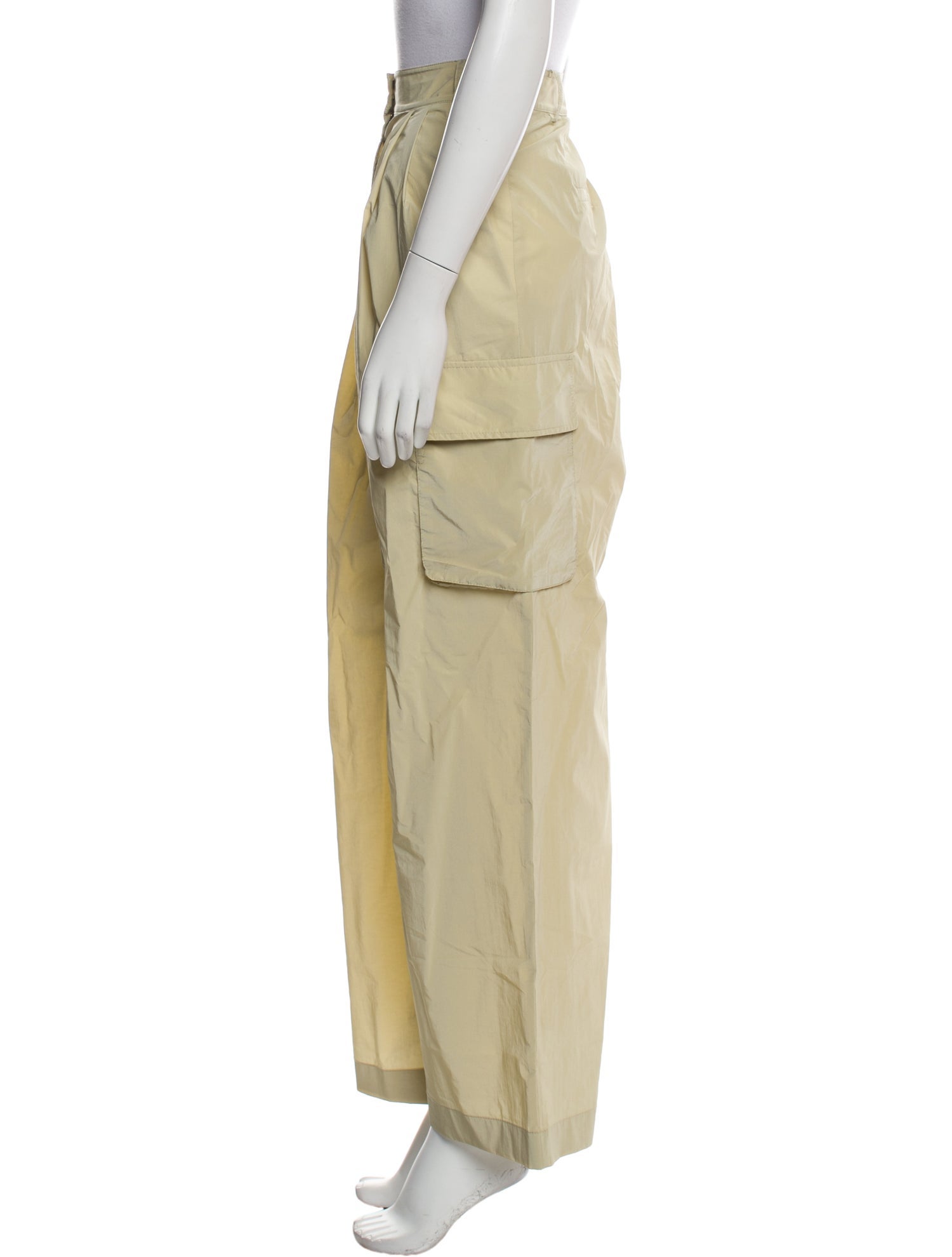 Tibi Cashmere Wide Leg Pants