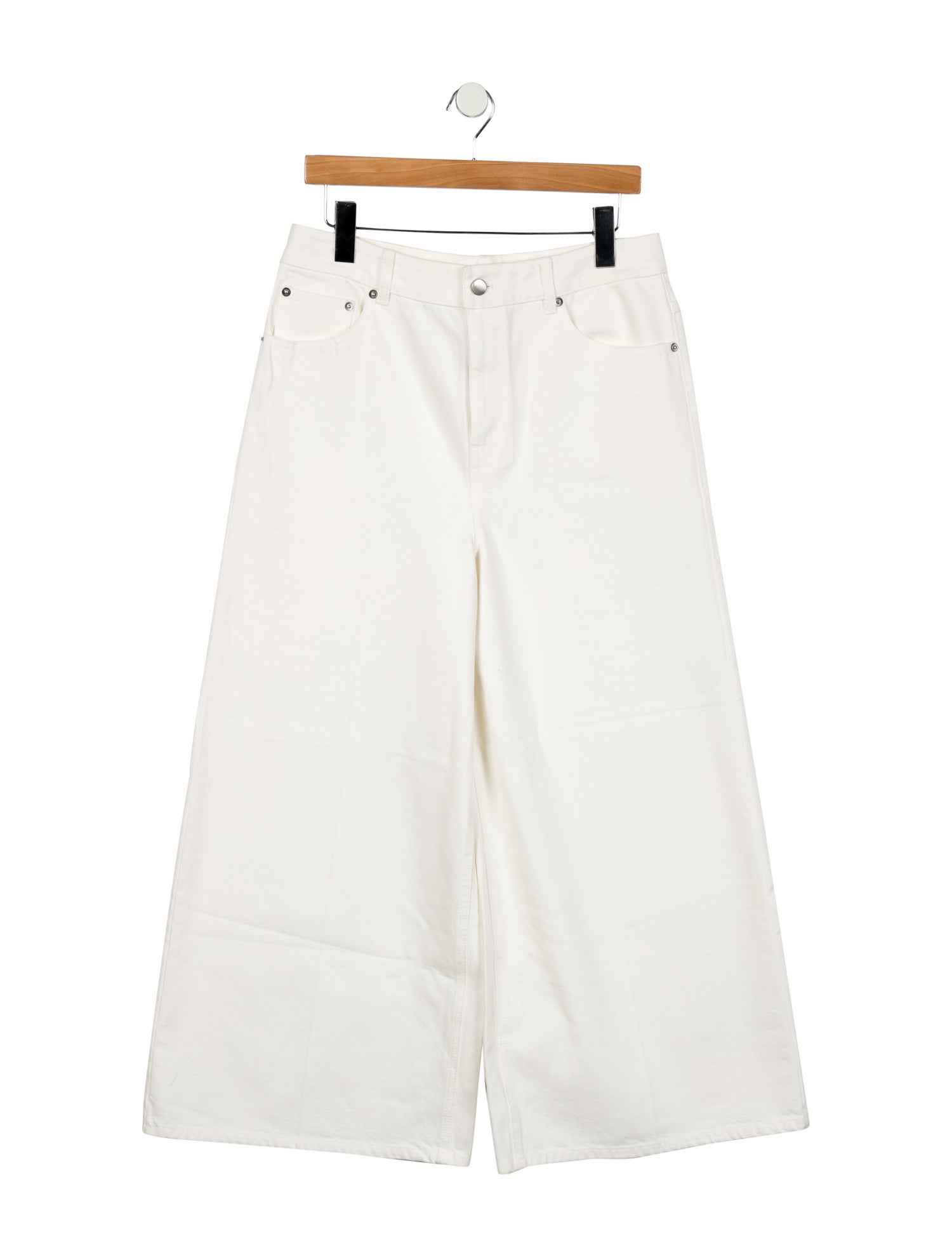 Tibi High-Rise Wide Leg Jeans