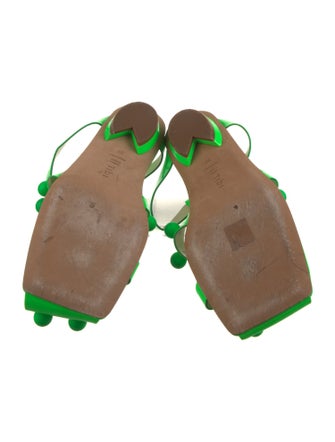 Tibi Patent Leather Slides