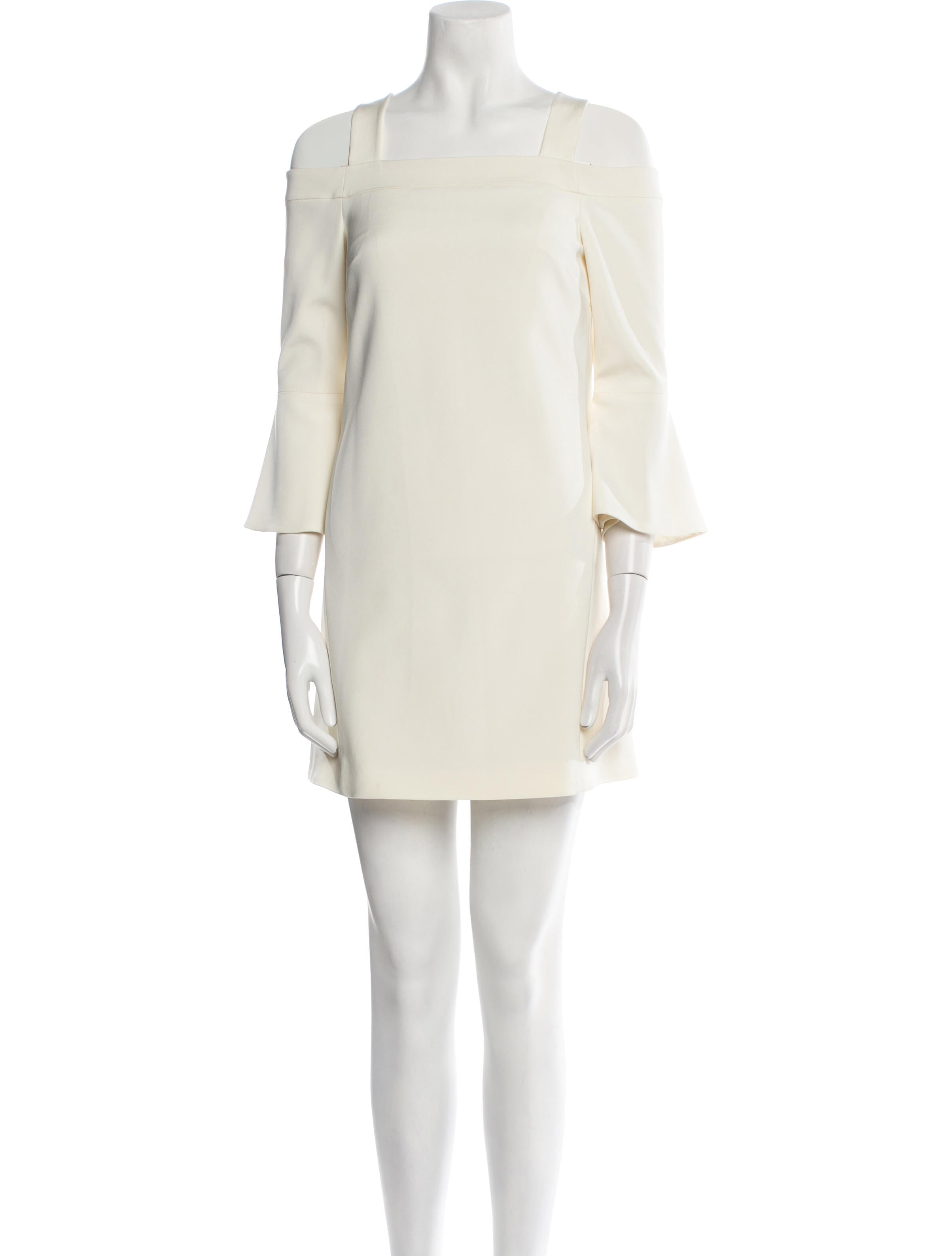 Tibi Square Neckline Mini Dress