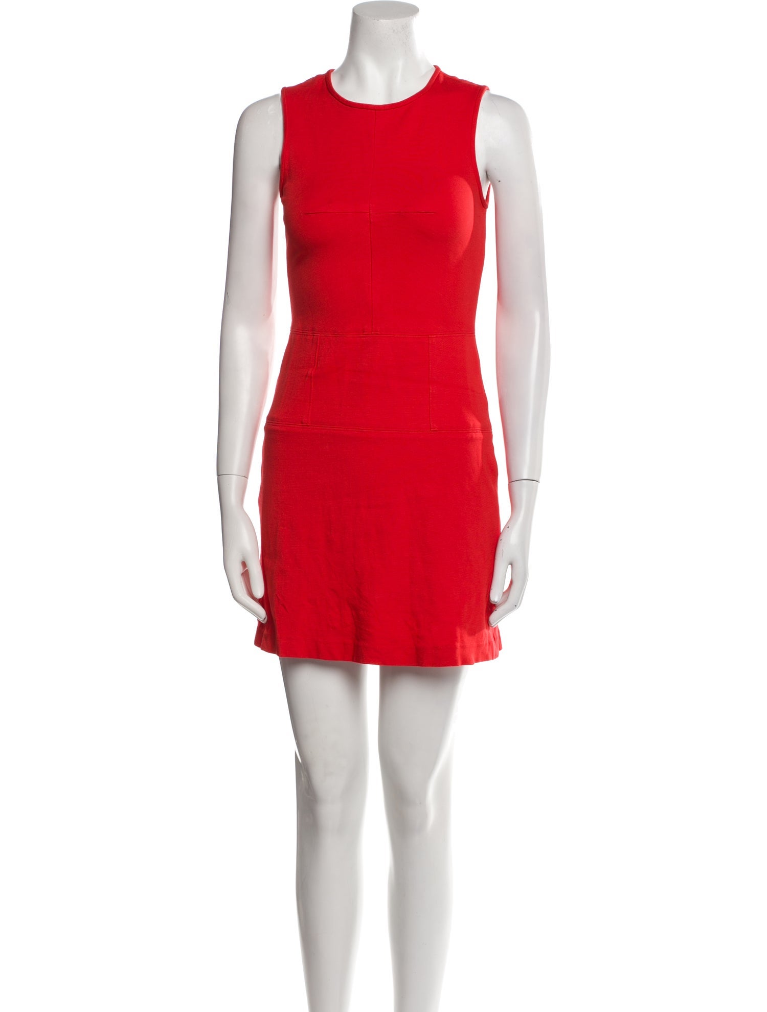 Tibi Crew Neck Mini Dress