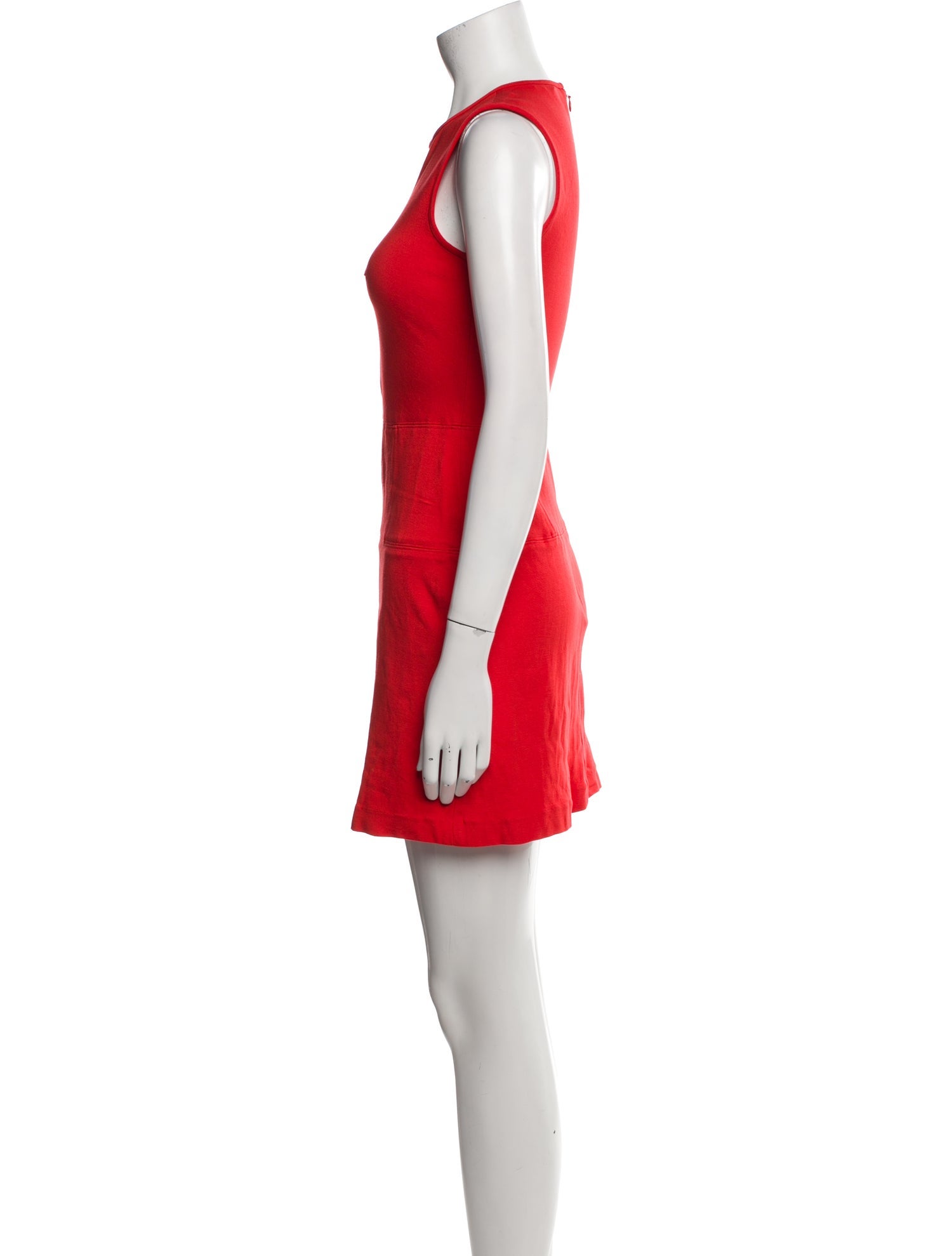 Tibi Crew Neck Mini Dress