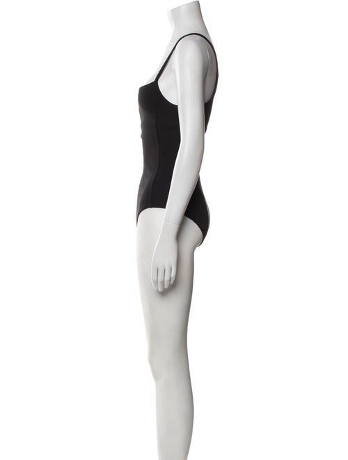 Tibi Square Neckline Sleeveless Bodysuit