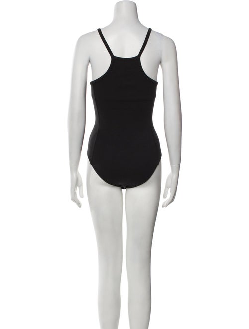 Tibi Square Neckline Sleeveless Bodysuit