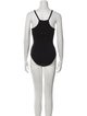 Tibi Square Neckline Sleeveless Bodysuit