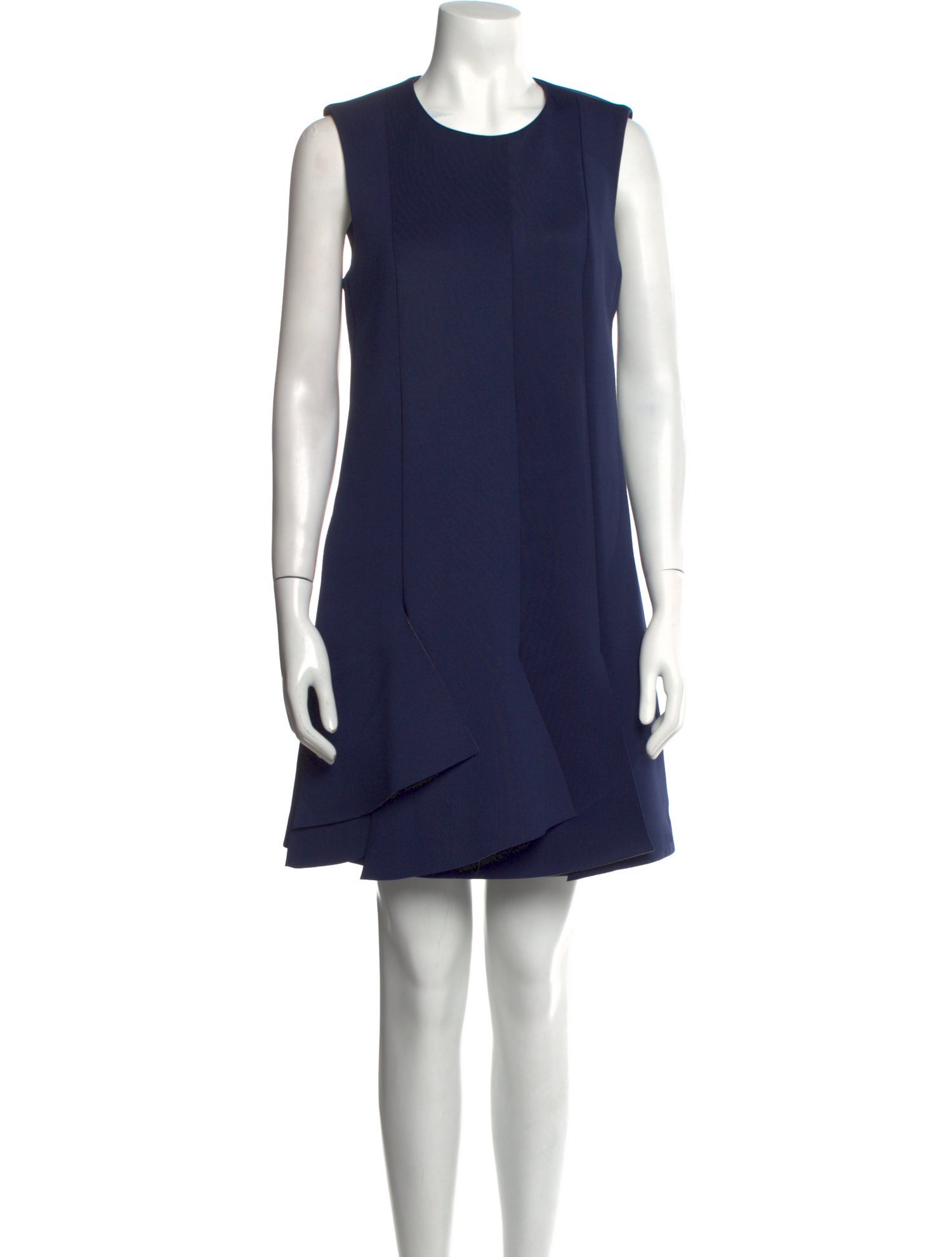 Tibi Crew Neck Mini Dress