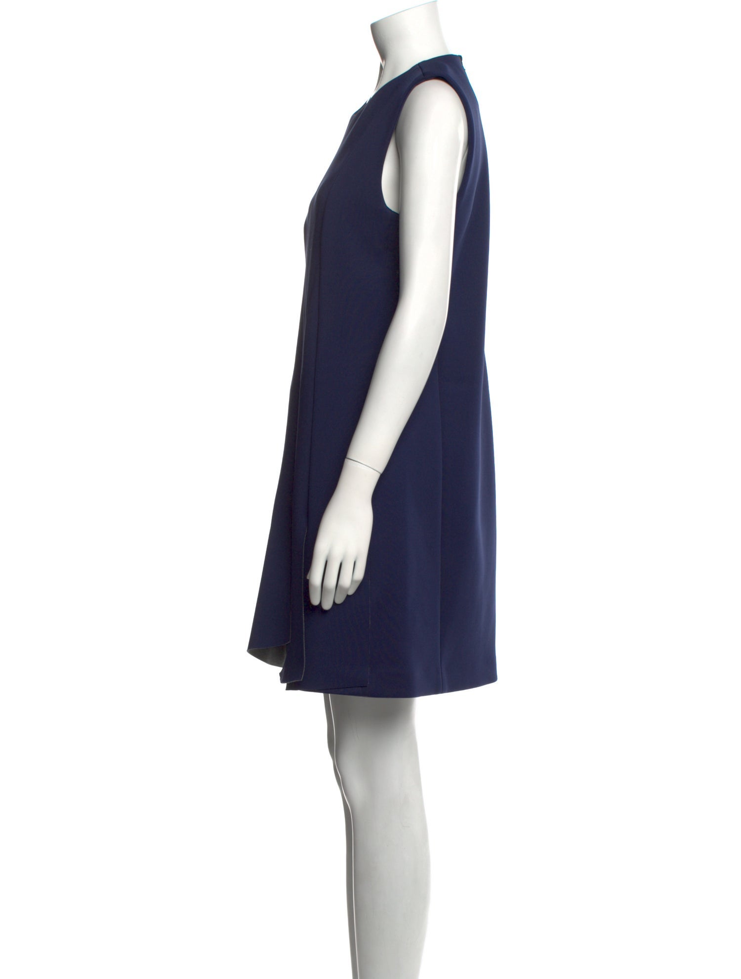 Tibi Crew Neck Mini Dress