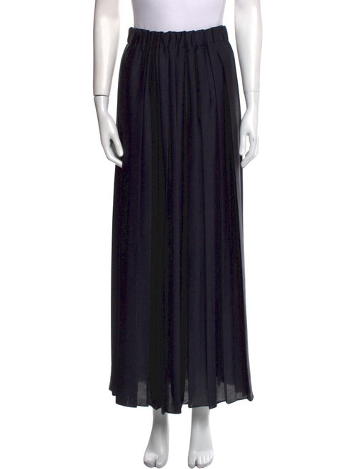 Tibi Pleated Accents Midi Length Skirt