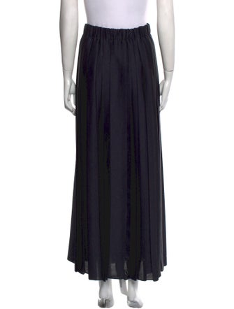 Tibi Pleated Accents Midi Length Skirt