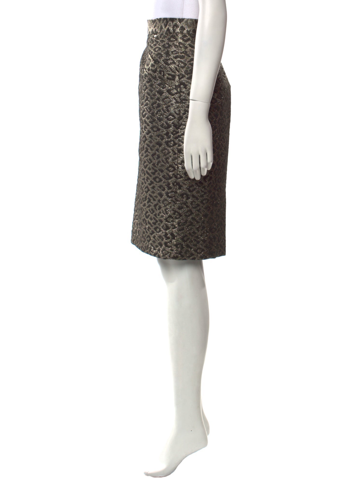 Tibi Printed Knee-Length Skirt