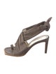 Tibi Leather Slingback Sandals