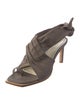 Tibi Leather Slingback Sandals
