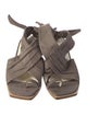 Tibi Leather Slingback Sandals