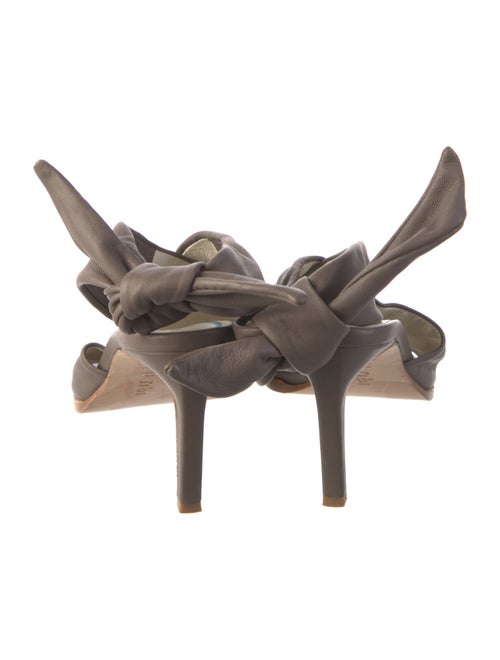 Tibi Leather Slingback Sandals