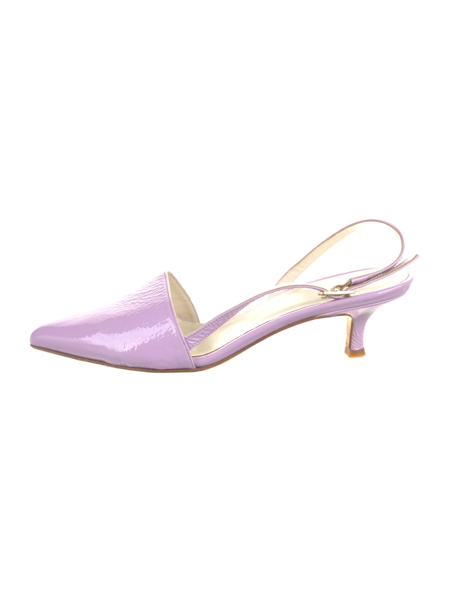 Tibi Patent Leather Slingback Pumps